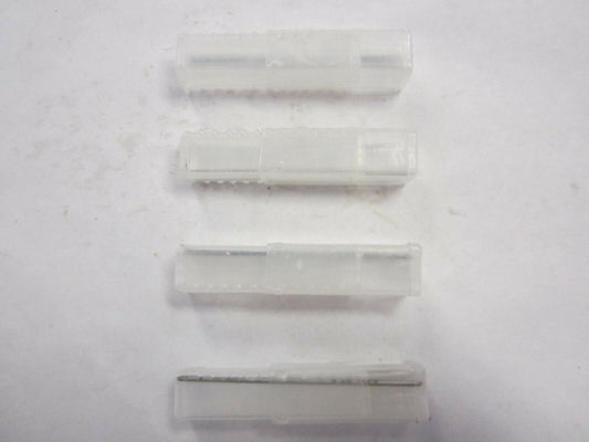 #53 4 Flute High Speed Steel Chucking Reamers NEW - Lot of 4 
