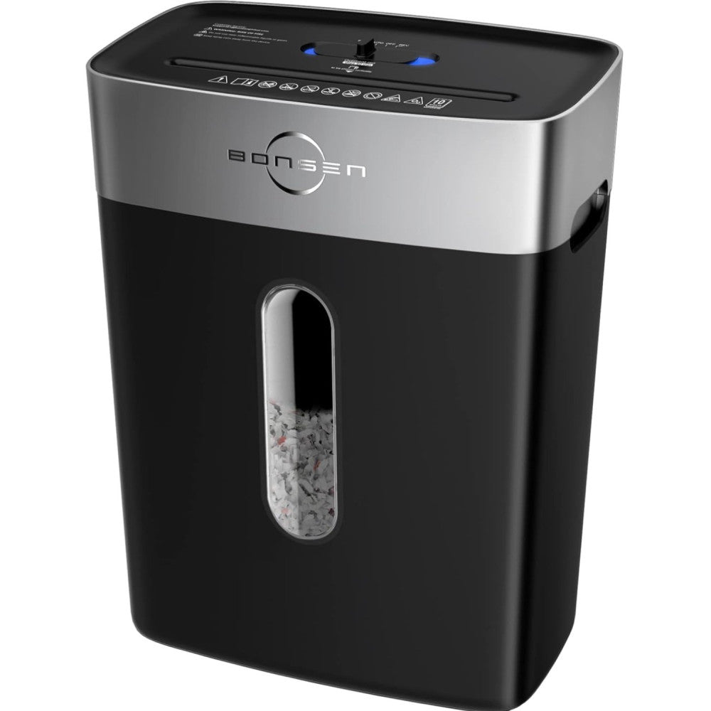 Paper Shredder Home Office Cross Cut 10 Sheets 4-Gallon Bin Quiet Security