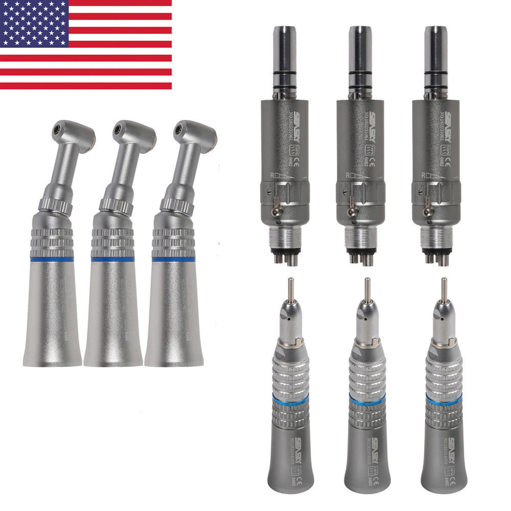 NSK Style Dental Slow Low Speed Contra Angle/Straight/Air Motor Handpiece 4H PAD