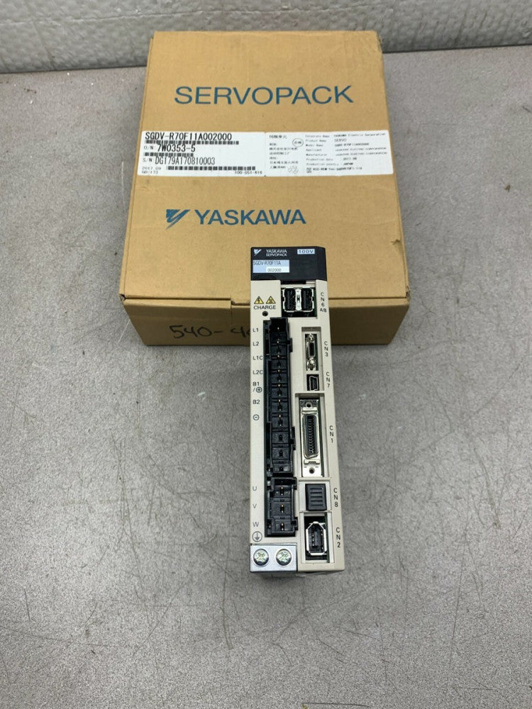 NEW IN BOX YASKAWA SERVOPACK DRIVE SGDV-R70F11A002000