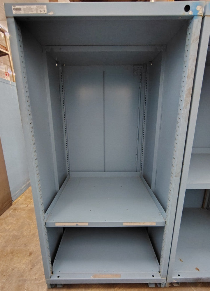 STANLEY VIDMAR OPEN STEEL SHELVING TOOL CABINET