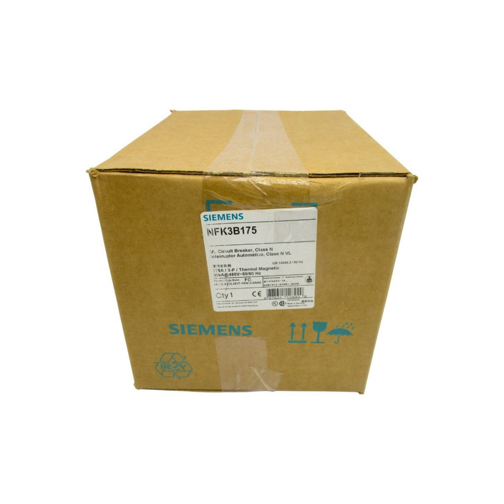 SIEMENS NFK3B175 3VL3517-1KN30-0AA0 480V 175A NSFS