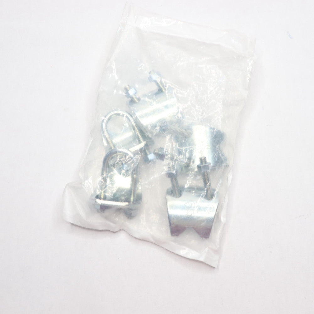 (5-Pk) Steel City Right Angle Beam Clamp Malleable Iron Hot Dipped Galvanized