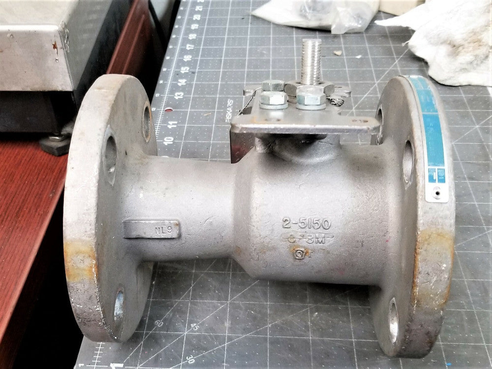 2” FLANGED STAINLESS JAMESBURY 2-150 VALVE 5150 3136TT   [D3FL] #3
