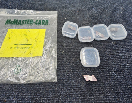 (5 PIECES) McMaster-Carr G-3062R High-Performance Grooving Carbide Inserts
