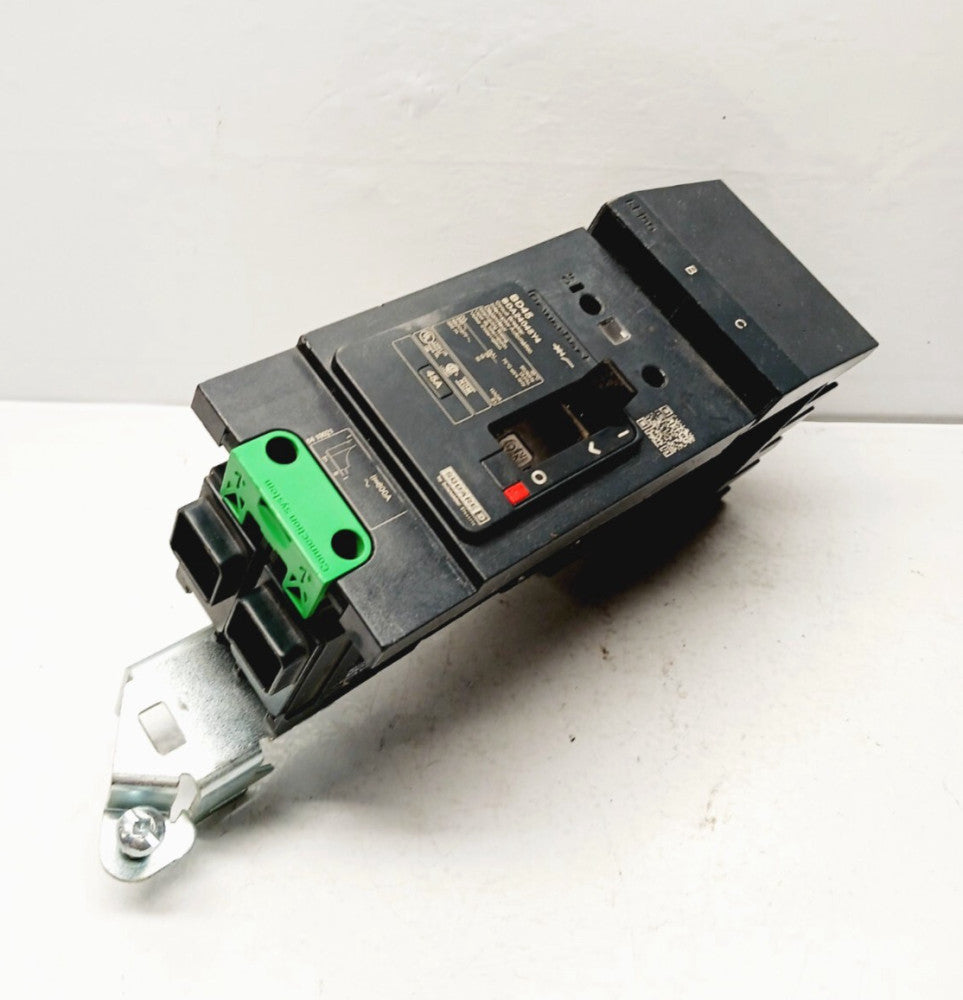 SQUARE D POWERPACT 45 AMP I-LINE CIRCUIT BREAKER 2P 480Y/277 VAC  BDA24045Y4
