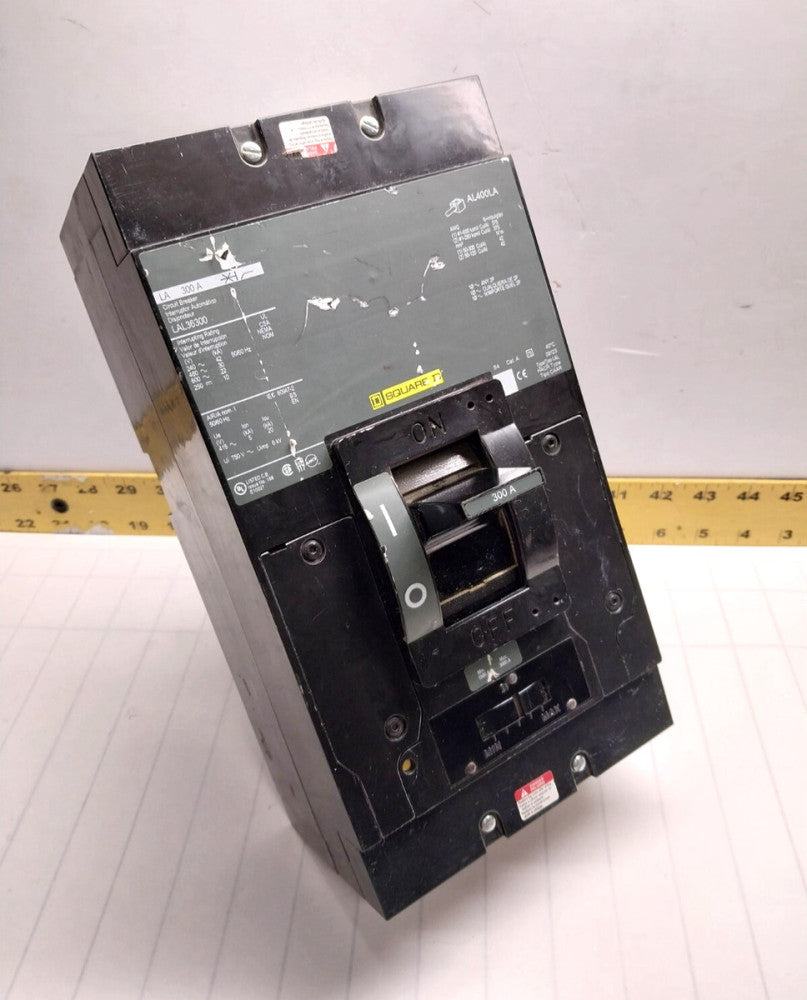Square D 300 Amp Circuit Breaker 600 VAC 3 Pole  LAL36300