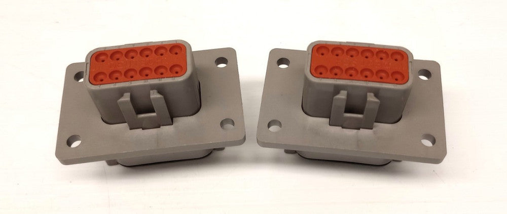 Deutsch DTM04-12PB-L012 Connector 12 Pin DTM0412PBL012 (Pack Of 2)