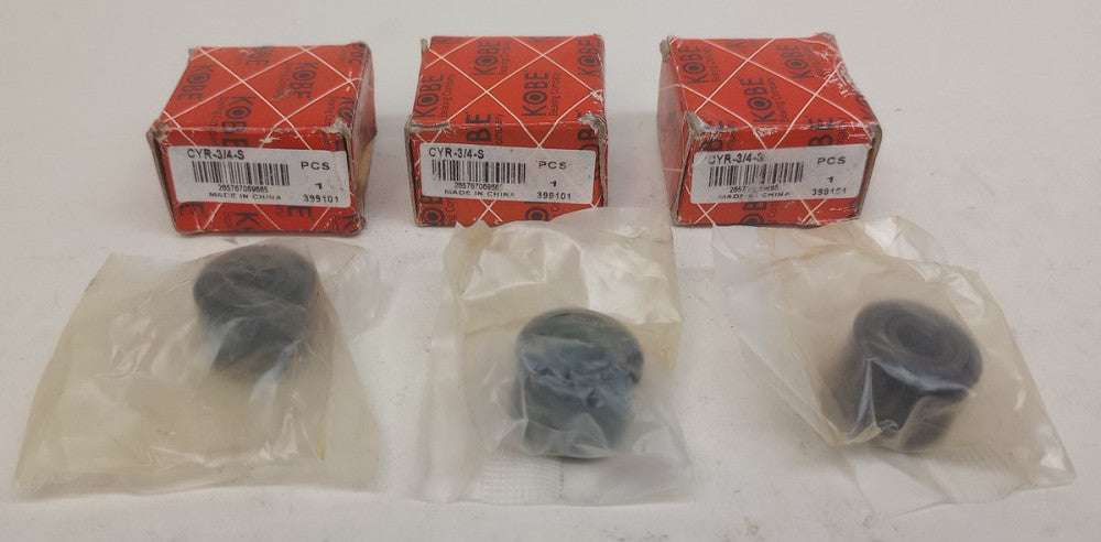 Kobe CYR-3/4-S Yoke Roller 0.7500in Roller Dia 0.2500in Bore (Pack of 3)