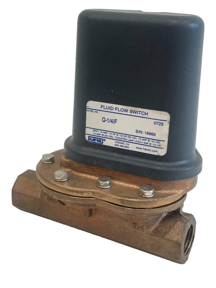 NEW HARWIL Q-1/4/F FLUID FLOW SWITCH Q14F