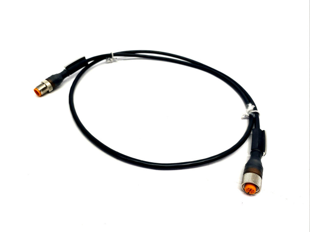 Lumberg RST 4-RKT 4-295/1 M Double-End Cordset 4-Pin M12 Male To Female 1m 2919