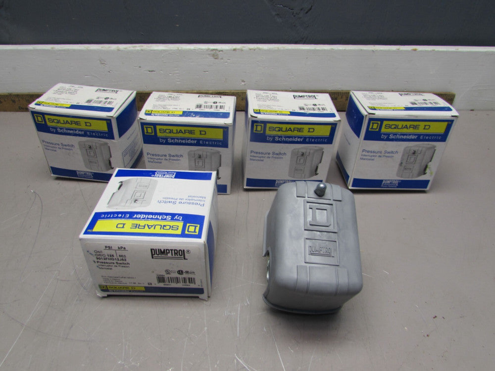 5- SQUARE D 9013FHG12J52 , PRESSURE SWITCHES ,1 or3ph,600v max, NEW! MAKE OFFER!
