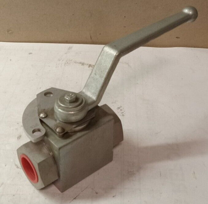 NEW STAUFF HIGH PRESSURE BLOCK BODY 2-WAY BALL VALVE 6000 PSI 3/4" NPT 