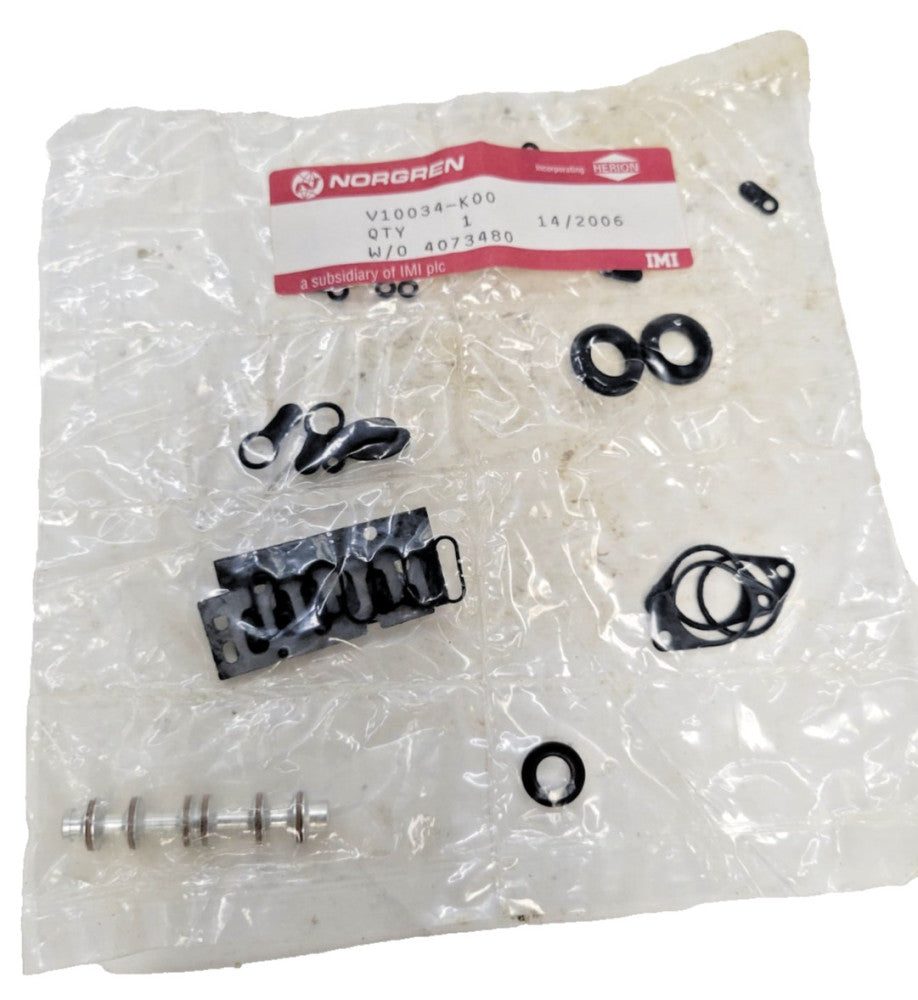 NORGREN NUGGET 40 VALVE REPAIR KIT V10034-K00 W/O 4073480 14/2006
