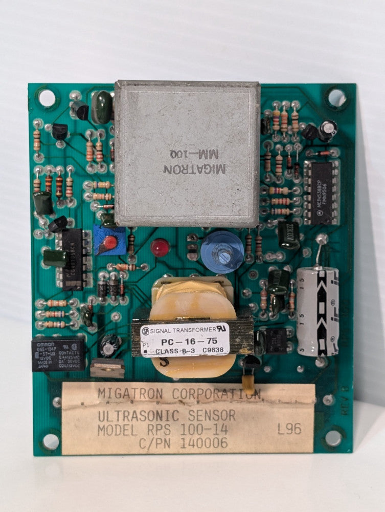 Migatron Corporation RPS-100-14 Ultrasonic Sensor Circuit Board, RPS10014