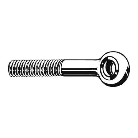 Zoro Select M16180.240.0100 Eye Bolt M24, 22 Mm Id, Steel, Black Oxide, 5 Pk