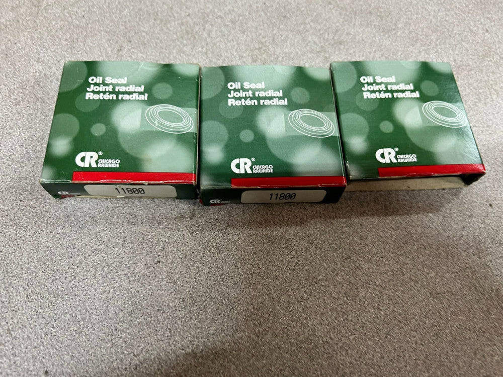 LOT OF 3 NEW IN BOX CHICAGO RAWHIDE OILSEAL 11800