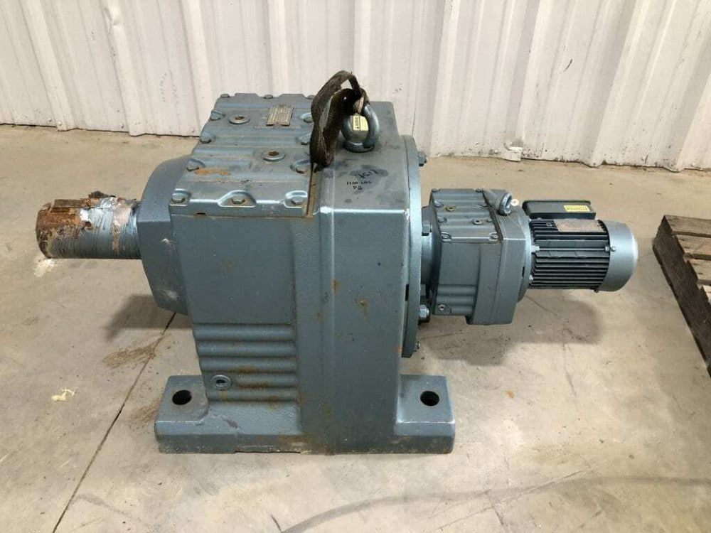 Sew Eurodrive R147R77DT80K4TH Helical Gear Speed Reducer Ratio: 4926:1