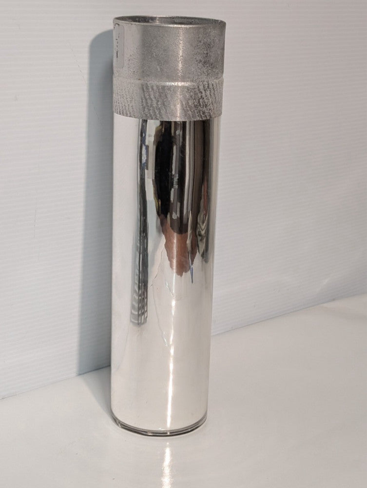 Unbranded vacuum flask, 13.25 inches tall, with protective mesh net as pictured