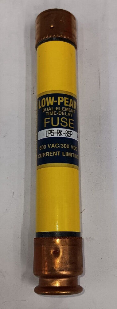 NEW COOPER BUSSMAN 8 AMP FUSE 600 VAC LPS-RK-8SP