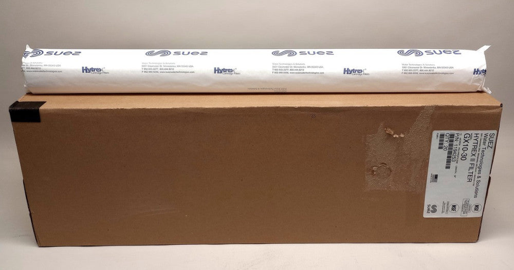 SUEZ 1194253 GX10-30 Hytrex II Depth Filter Cartridge 10 Micron 30" (Box Of 20)