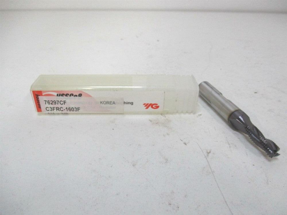 YG-1 (76297) 1/4" x 5/8" x 3/8" x 2-7/16" OAL HSS Square Roughing End Mill