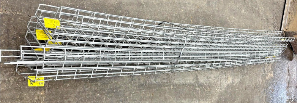 COOPER B-LINE CABLE TRAY LOT OF 10 FT2X6X10 ELG FIBER DUCT 2"X6" LENGTH 3 METERS