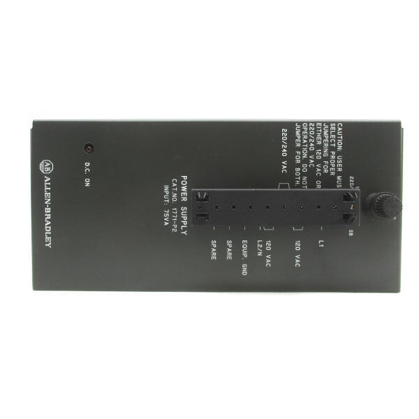ALLEN BRADLEY 1771-P2 SER. D 120/220VAC 1/0.5A REV. E01 NSNP