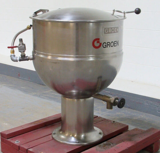 40 Gal Groen PT-40 Stainless Steel 2/3 Steam Jacketed Kettle