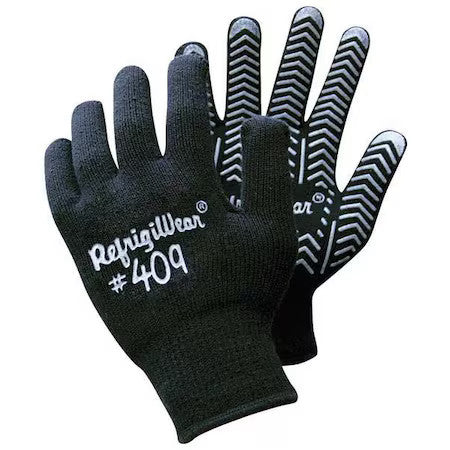 Refrigiwear 0409Rblkxlg Cold Protection Gloves, Acrylic Terry Cloth Palm, Terry