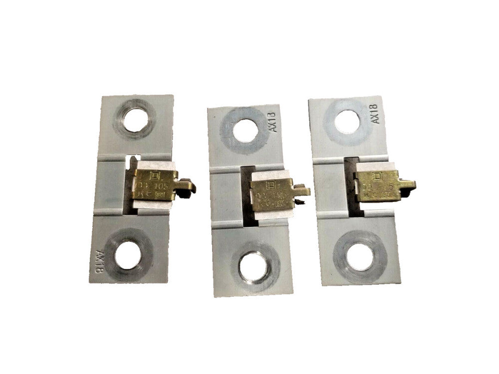 3) SQUARE D D STYLE OVERLOAD HEATER ELEMENT SIZE DD105  LOT OF 3