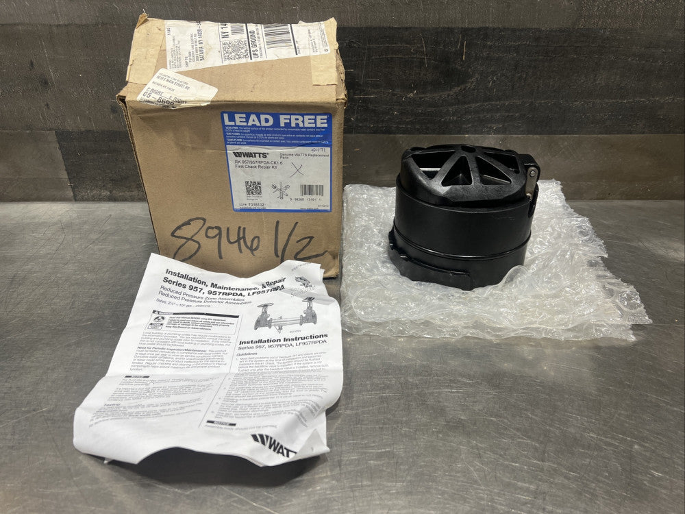 WATTS 7018132 RK 957/957RPDA CK1 6" First Check Repair Kit. Partial Kit? Nos ID1