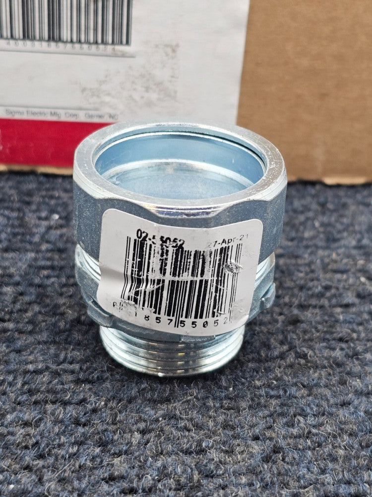 (QTY 5) Sigma Electric ProConnex 58986 : Rigid Compression Connector 1" Steel
