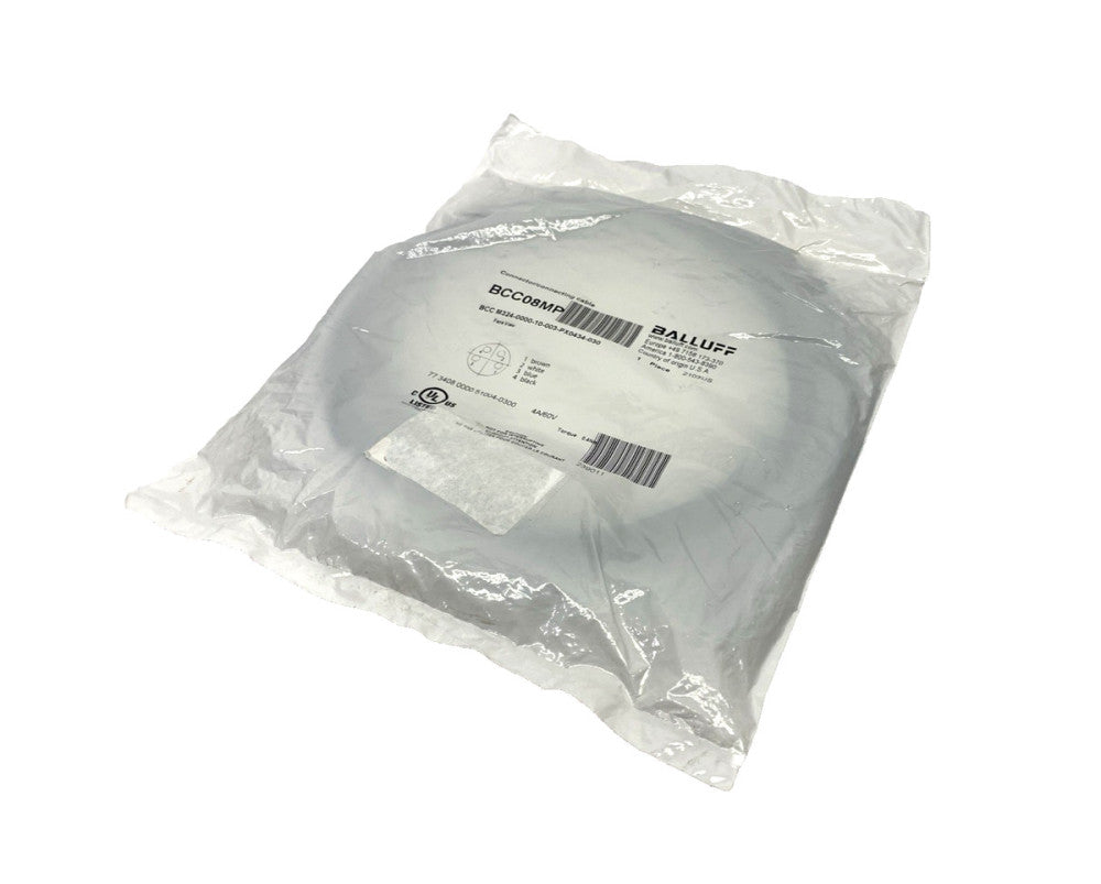 Balluff BCC08MP Cordset M8 4-Pin Female 3m BCC M324-0000-10-003-PX0434-030