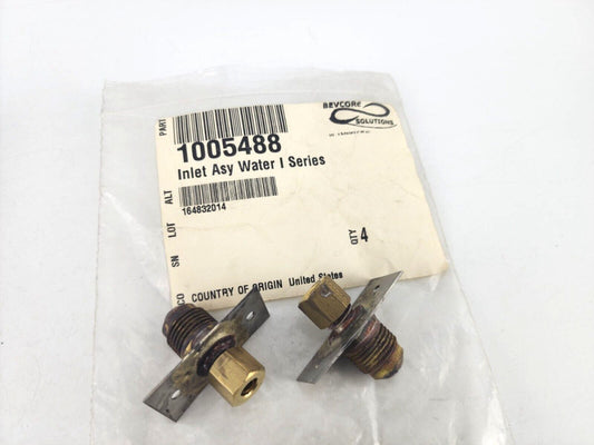 2pcs Cornelius 1005488 INLET ASY WATER I SERIES