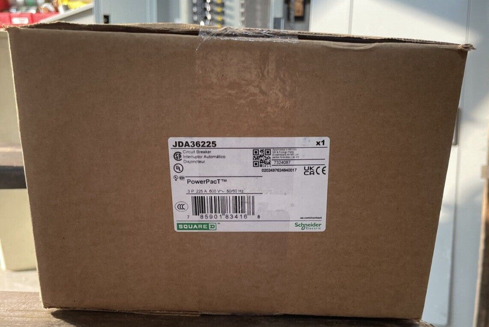 1) New! Square D JDA36225 PowerPact I-Line Circuit Breaker