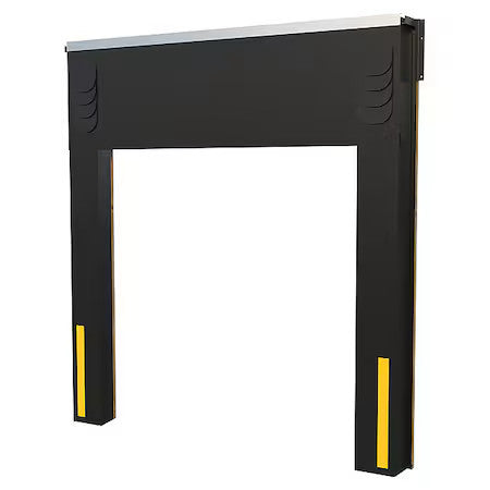 Zoro Select D-150/650-12 Dock Seal,12 In.,For 10 Ft H Doors
