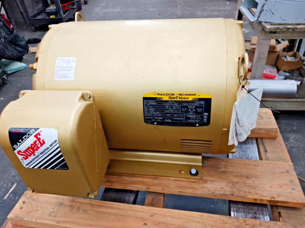 BALDOR SUPER-E 50 HP AC MOTOR EM2543T 326T FRAME 230/460 VAC 1775 RPM OPSB