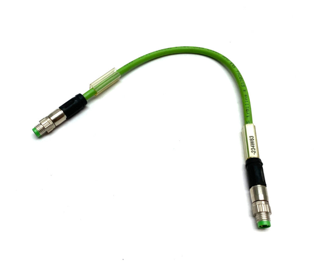 Beckhoff ZK1090-3131-0004 EtherCAT Extension Cable M8 4-Pin Male To Male