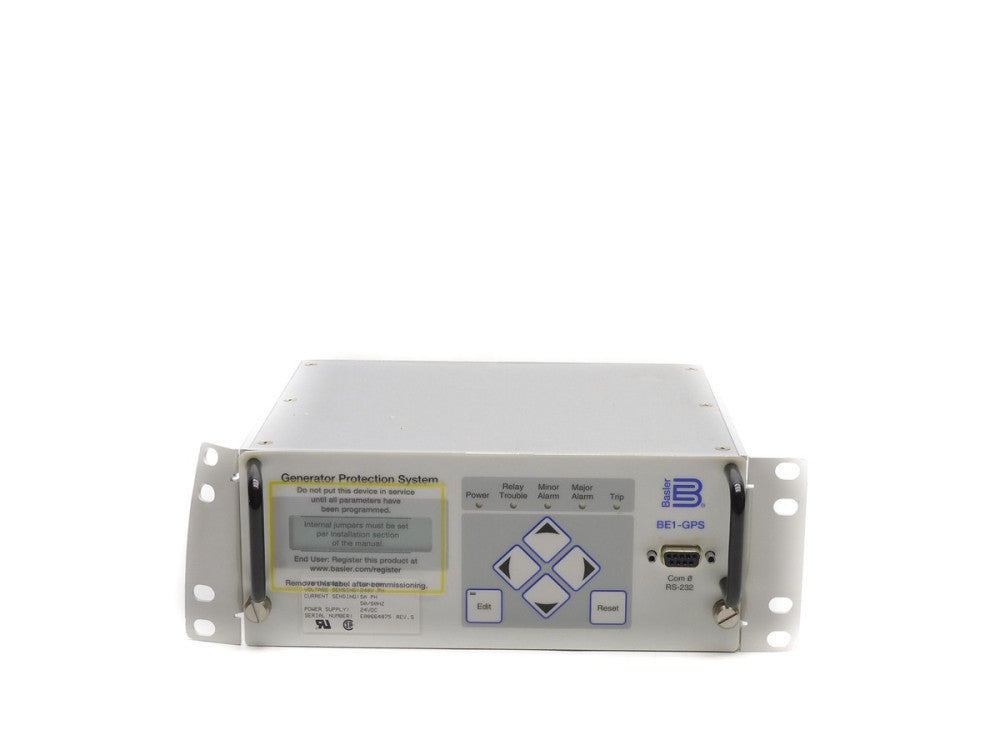 BASLER ELECTRIC BE1-GPS (AS PICTURED) NSNP