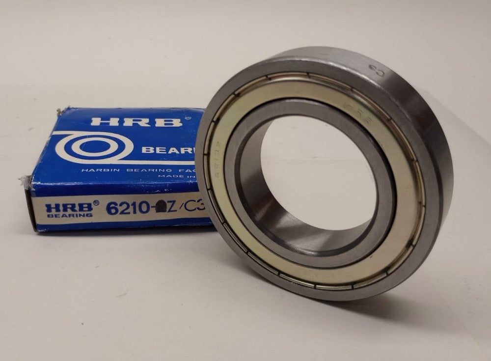 HRB 6210ZC3 Ball Bearing Single Shield 50 ID x 90 OD x 20mm Width 6210Z-C3