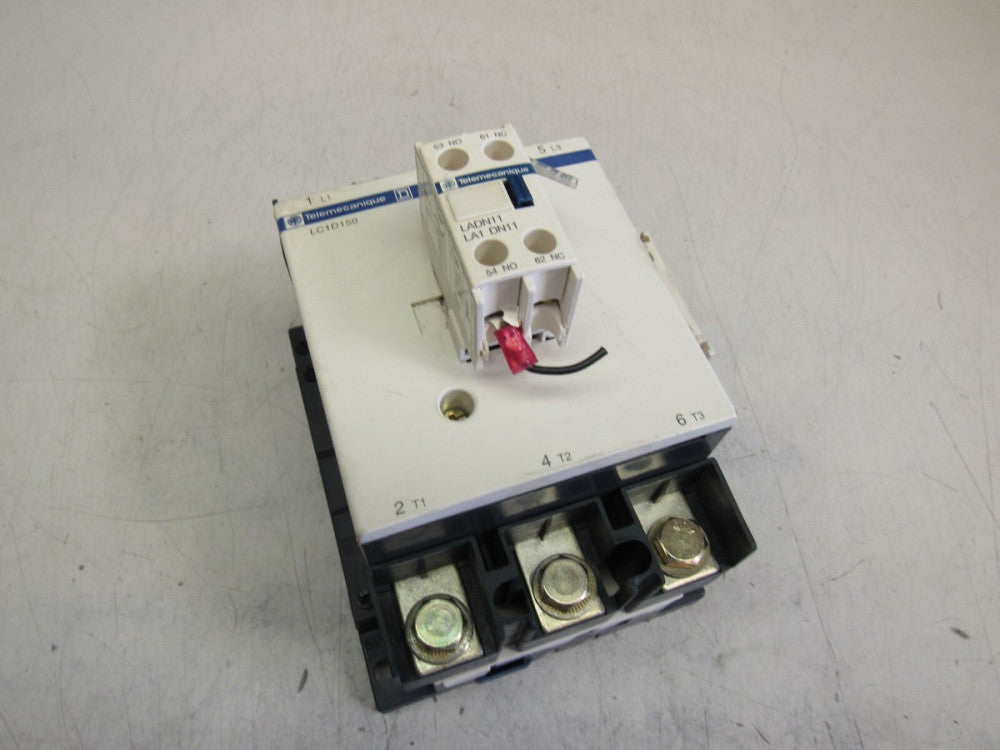TELEMECANIQUE LC1D1506 3P 250A 24V-COIL 125HP 600V CONTACTOR XLNT USED TAKEOUT !