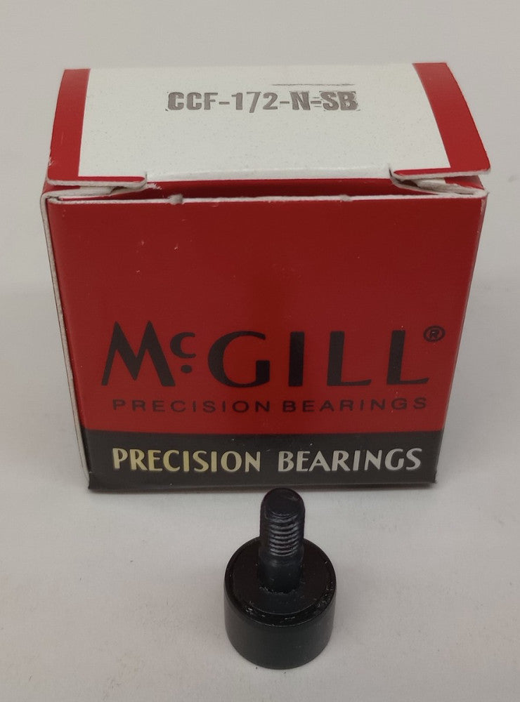 McGill CCF-1/2-N-SB Cam Follower 1/2" Roller OD 0.3438 in Roller W 3/16" Stud D