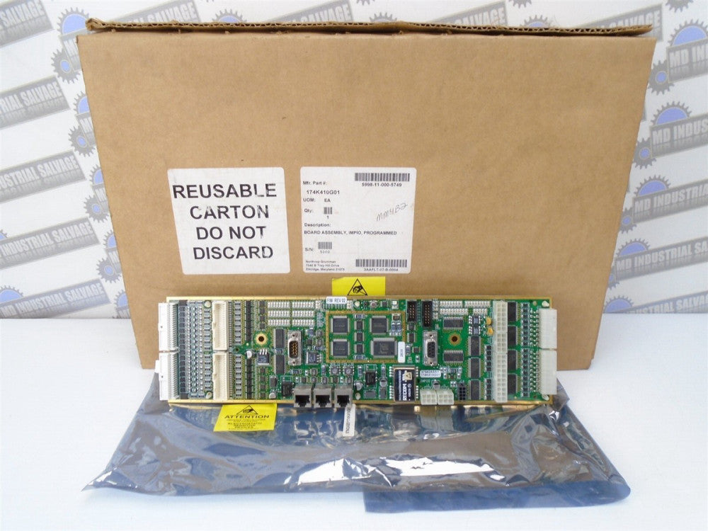 174K410G01 IMPIO Programmed Board Assy 5998-11-000-5749 F/W REV 02 -(NEW in BOX)