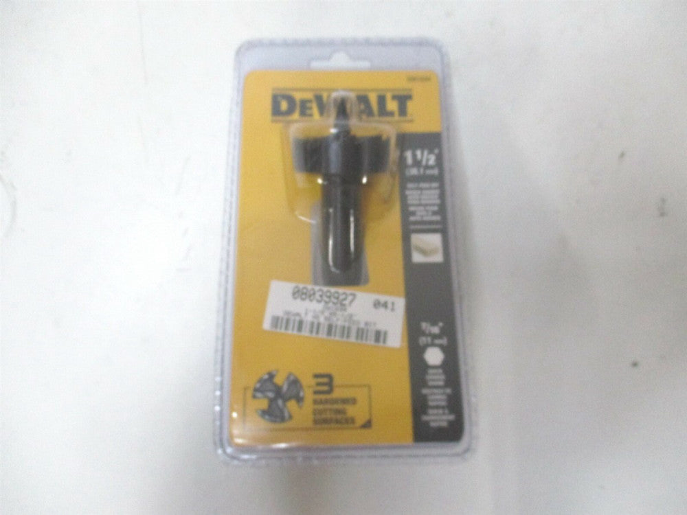 Dewalt (DW1634) 1-1/2 Inch Drill Bit with 7/16" Ball Groove Shank 