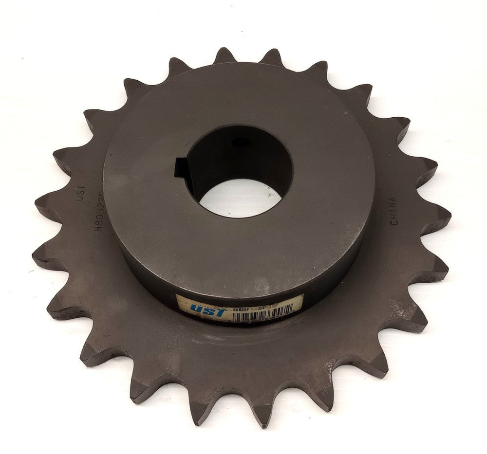 UST 80B22F 1-3/4 Bored To Size Sprocket 22T 1-3/4" Keyed Bore 80B22F134