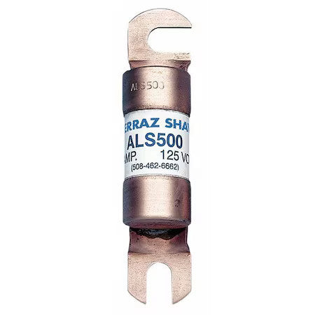 Mersen Als500 Forklift Limiter Fuse, Als Series, 500A, Fast-Acting, 125V Ac,