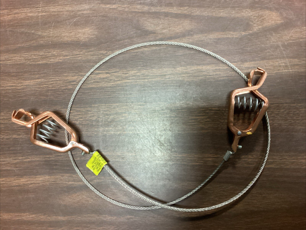 Mueller Electric 3' Grounding Cable With BU-21C Solid Copper Automotive Clip F95