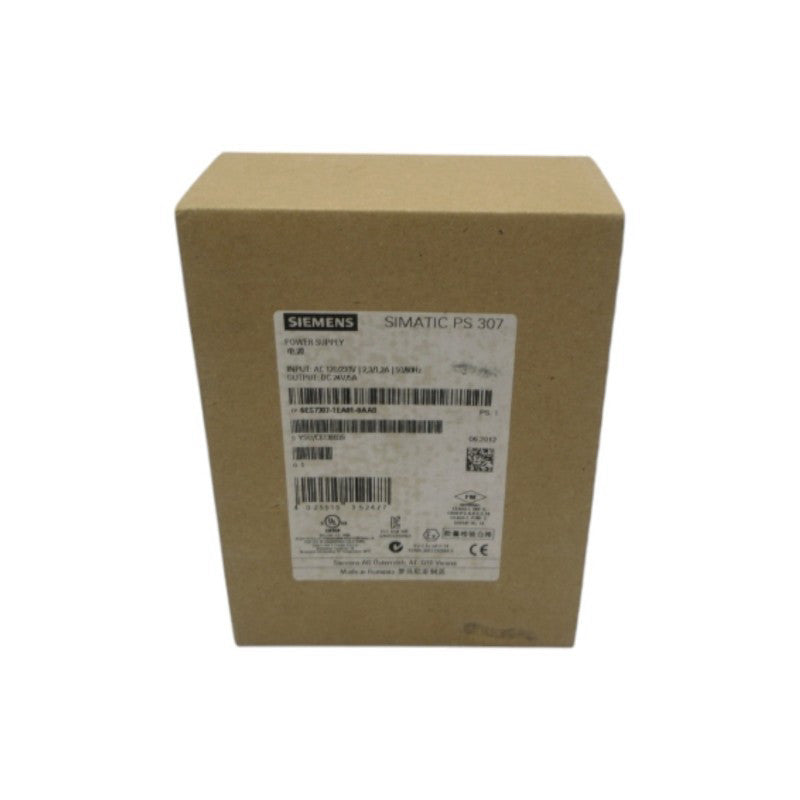 SIEMENS 6ES7307-1EA01-0AA0 120/230VAC 2.3/1.2A NSFS
