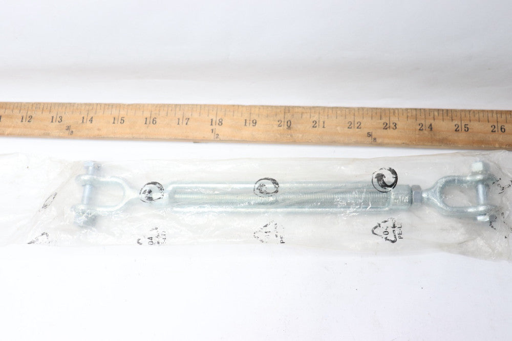 Jaw & Jaw Turnbuckle Galvanized 7"
